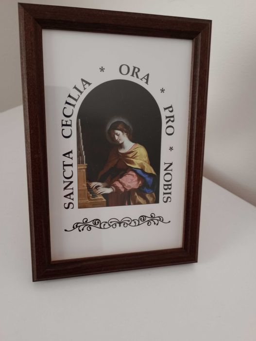 Obraz obrazek św. Cecylia