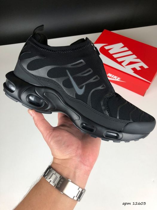 АКЦІЯ! Nike Air Max Plus Black термо 41 42 43 44 45 найк тн плюс