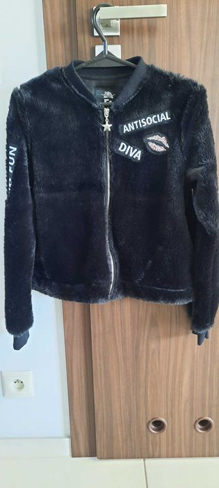 Bluza z misia dziewczęca rozpinana