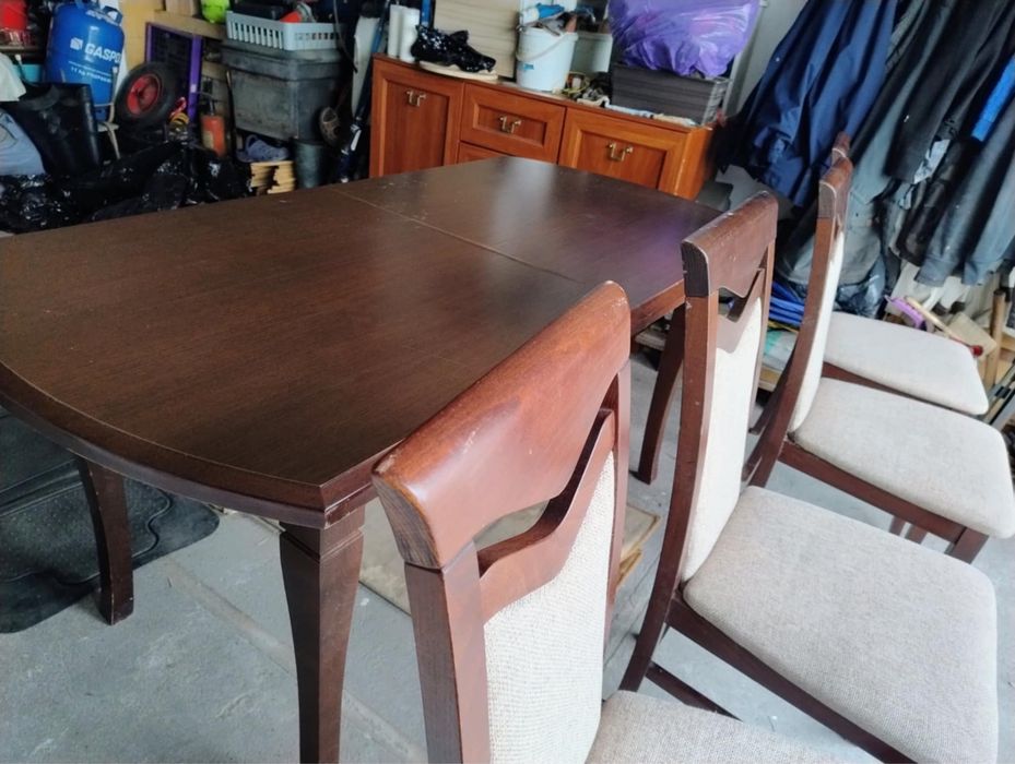 Stol i 6 krzesel stan bardzo dobry