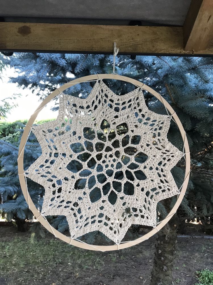 Ścianka w stylu boho