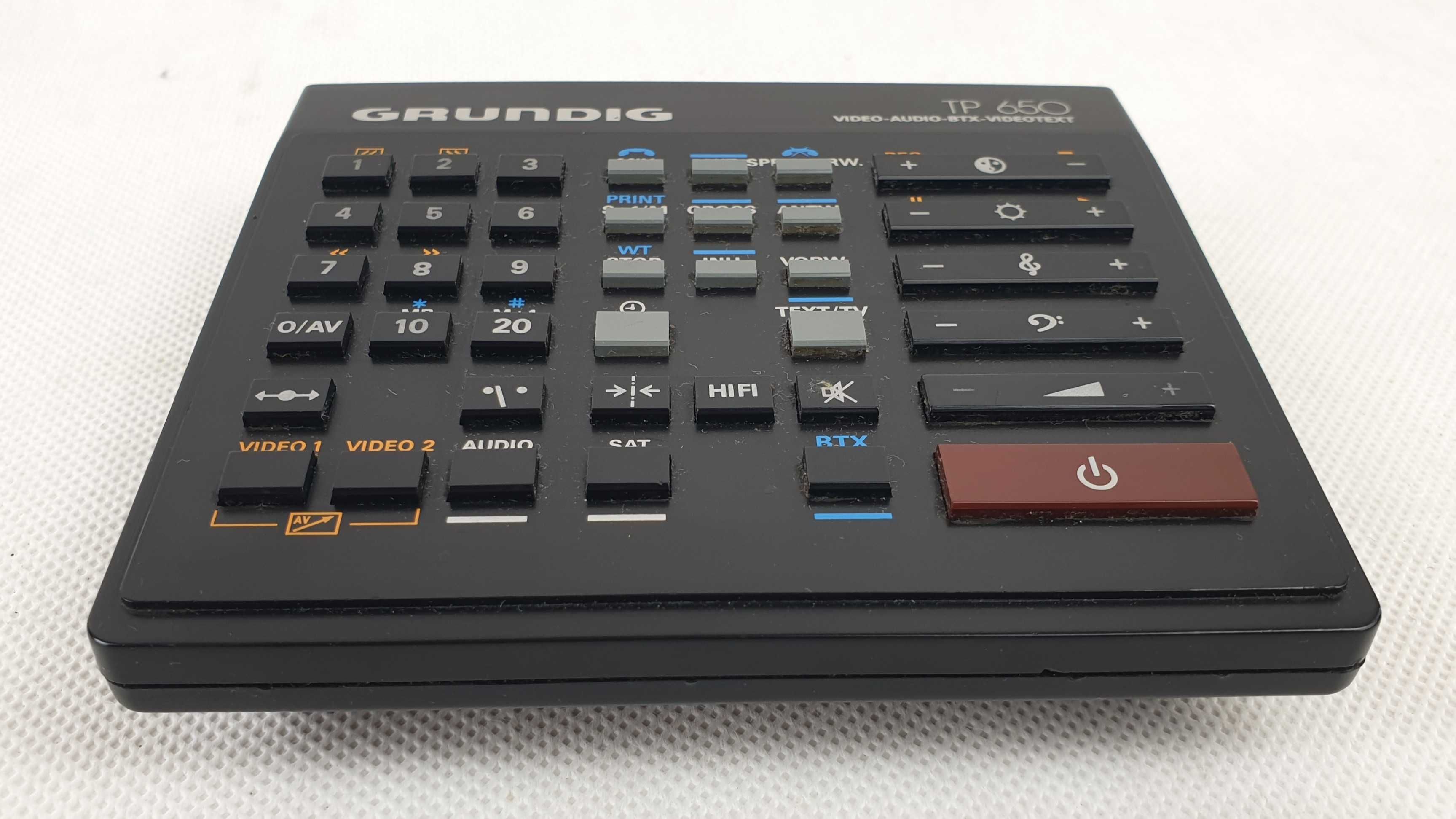 GRUNDIG TP650 Stary pilot do urządzeń RTV Video Audio BTX VideoText