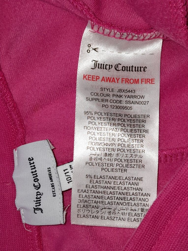 Штаны Juicy Couture JBX5443 9 - 11 лет джуси кутюр Велюр