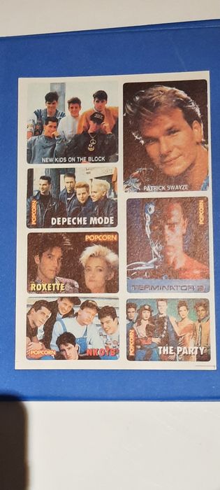 Naklejki Popcorn lata 90