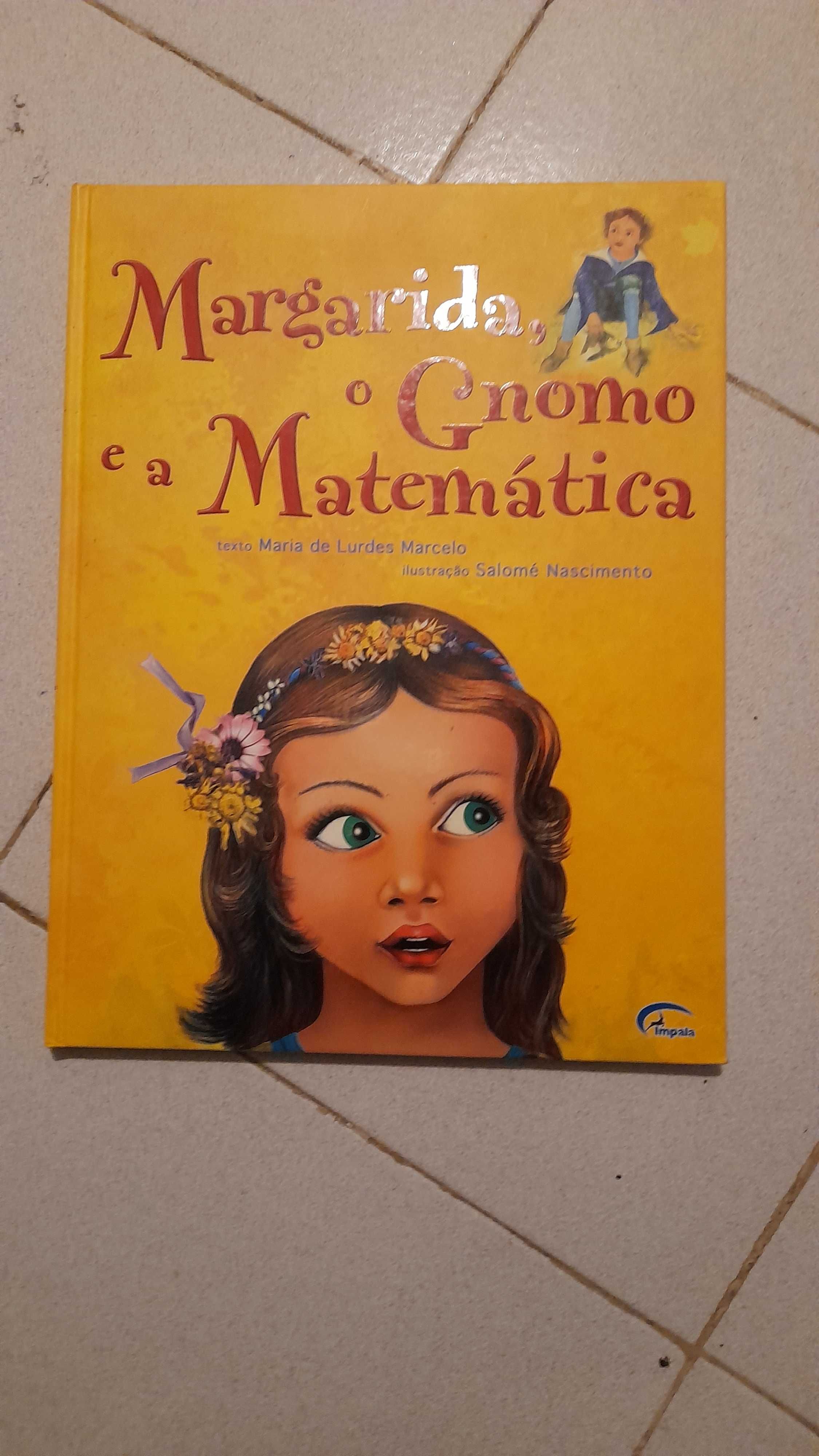 Livro Infantil Ilustrado Margarida O Cromo da MAtematica