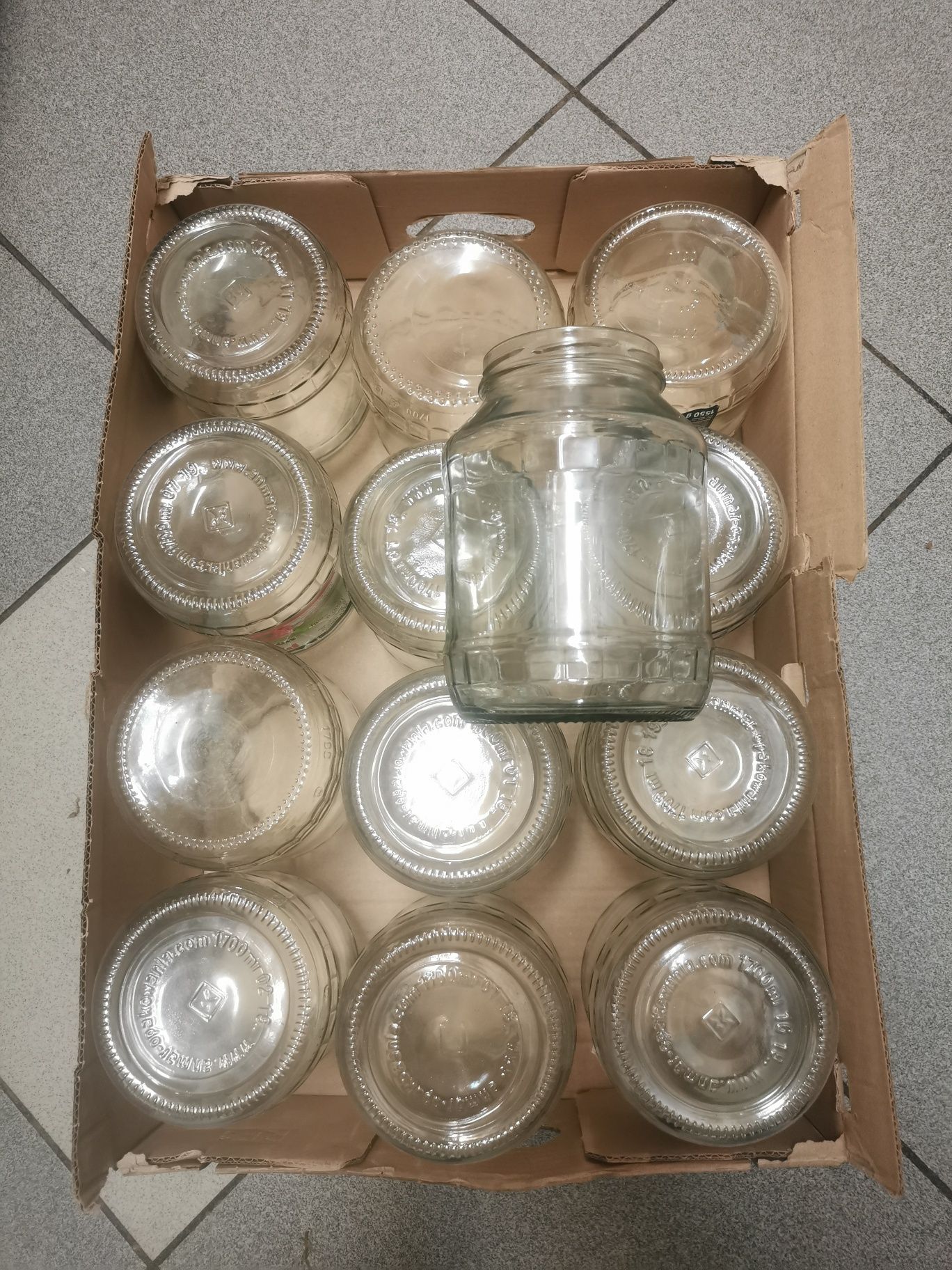 Słoiki szklane 450 ml /  900 ml / 1700 ml
