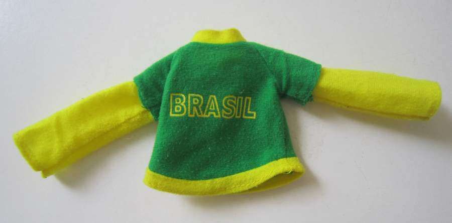 Camisola Brasil - Futebol - Para bonecos