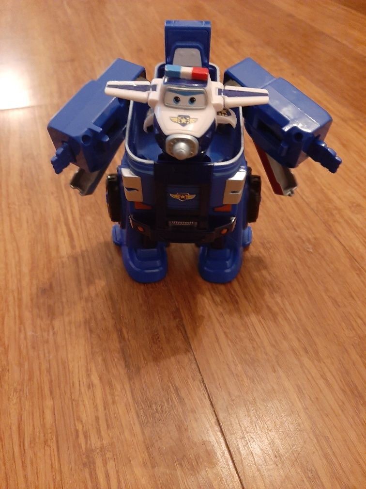 Super Wings Trafik pojazd/robot + figurka