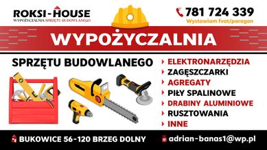 Wypożyczalnia sprzętu budowlanego