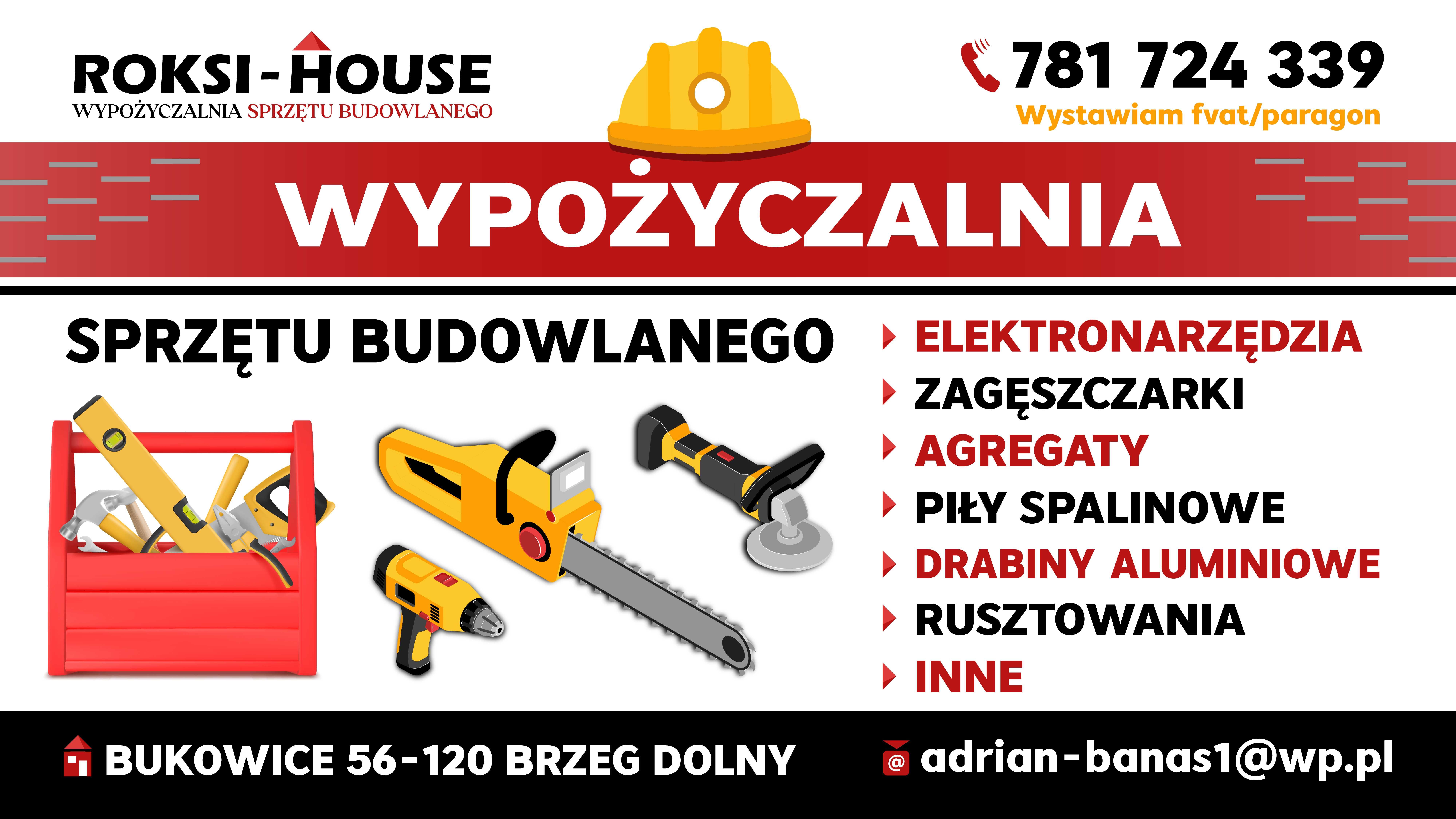 Wypożyczalnia sprzętu budowlanego