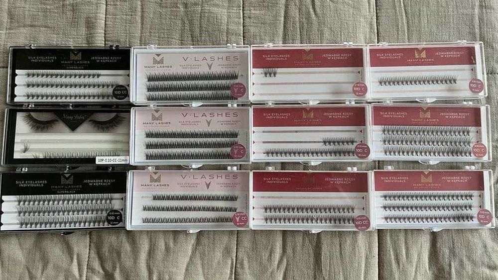 Rzęsy kępki zestaw