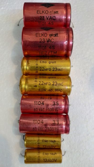Аудіо конденсатори Elko