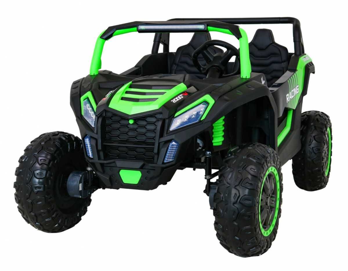 Duży Buggy ATV 24V/14Ah Racing Dwuosobowy 4x200W A032 Zielony