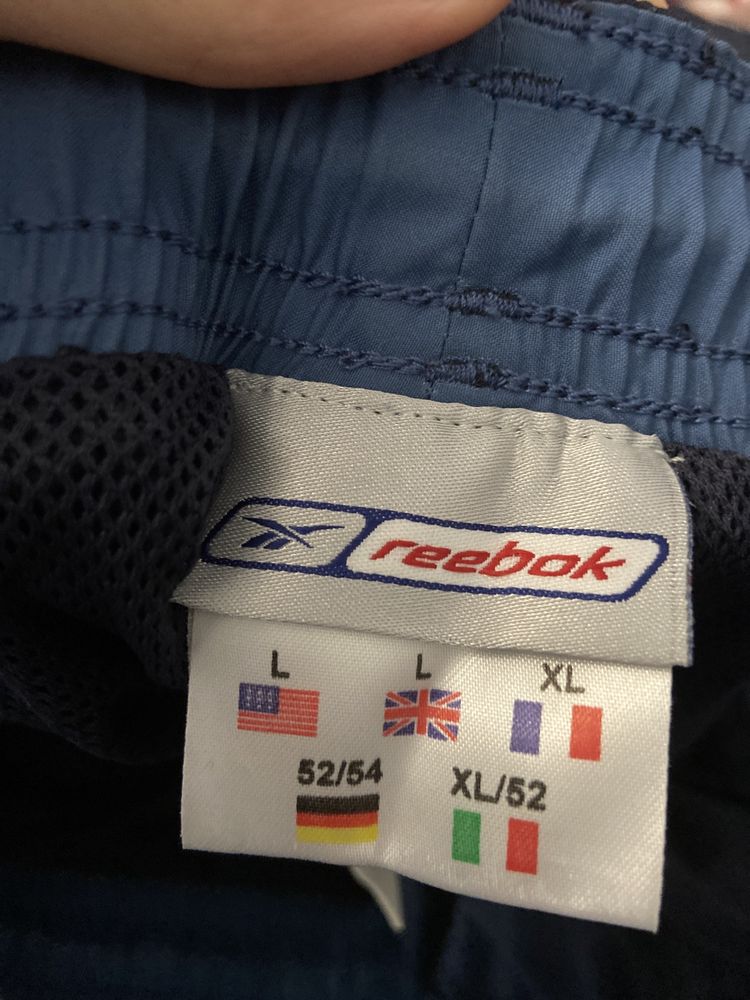 Spodnie dresy męskie reebok nowe vintage wide leg