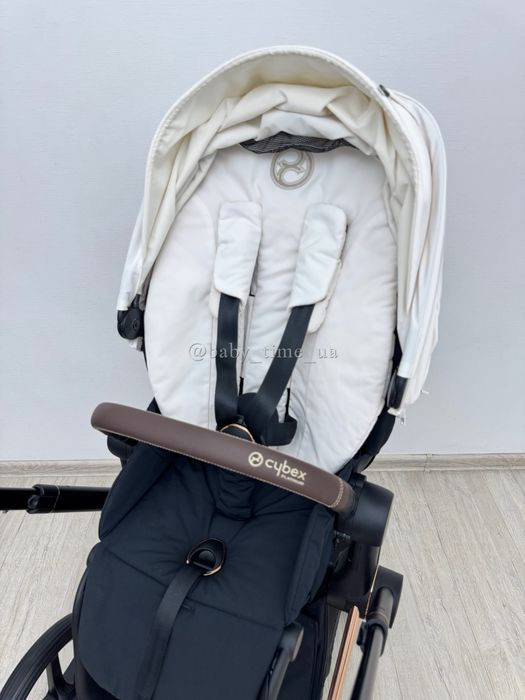 Cybex Priam 4.0 Rose Gold&Off White коляска Сайбекс Пріам 2025 (2в1)