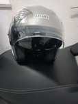 Capacete mota Unik verde Titanium novo
