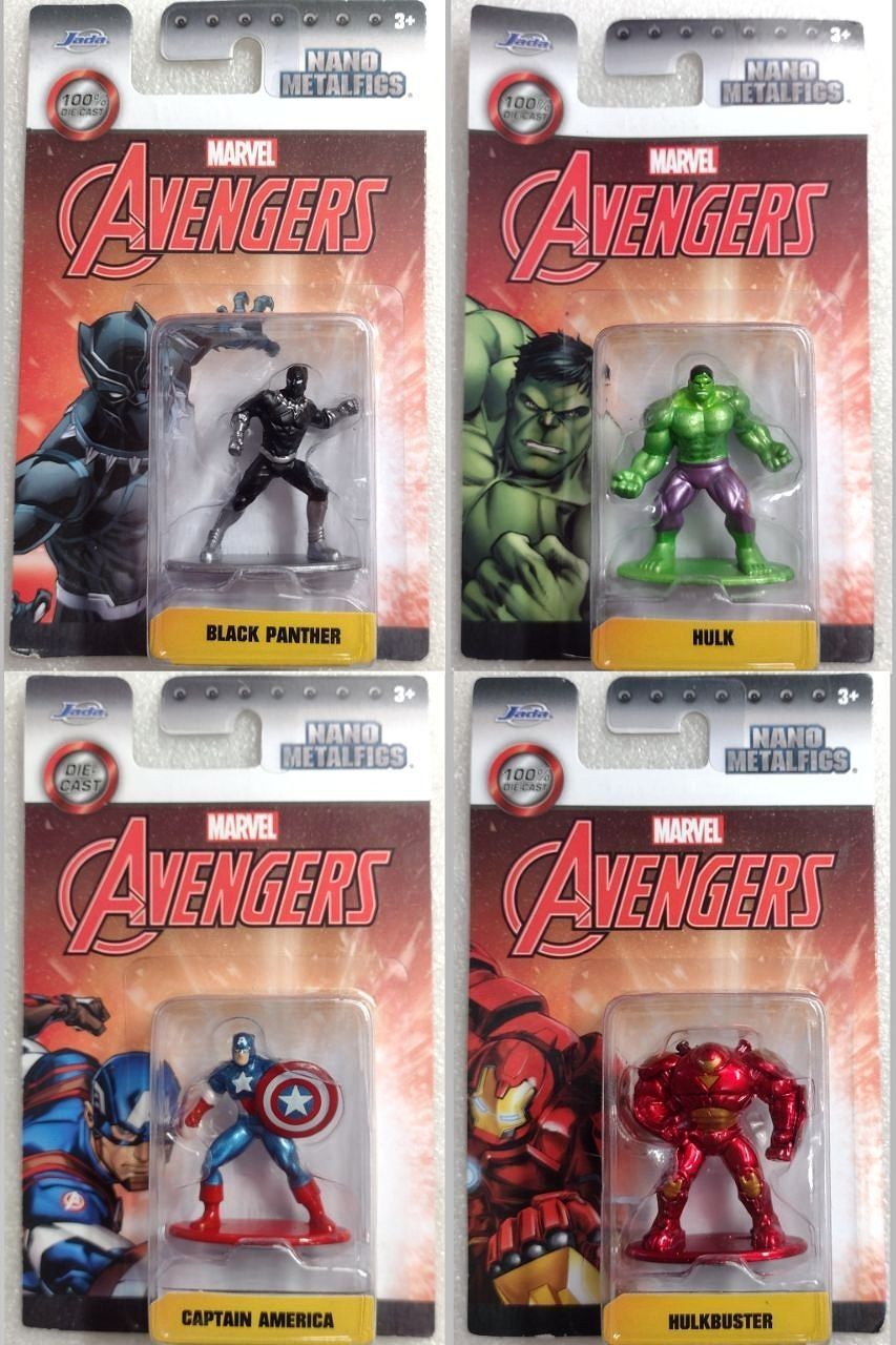 Jada Nano Metalfigs Marvel Avengers, Spiderman, Вартові #id58