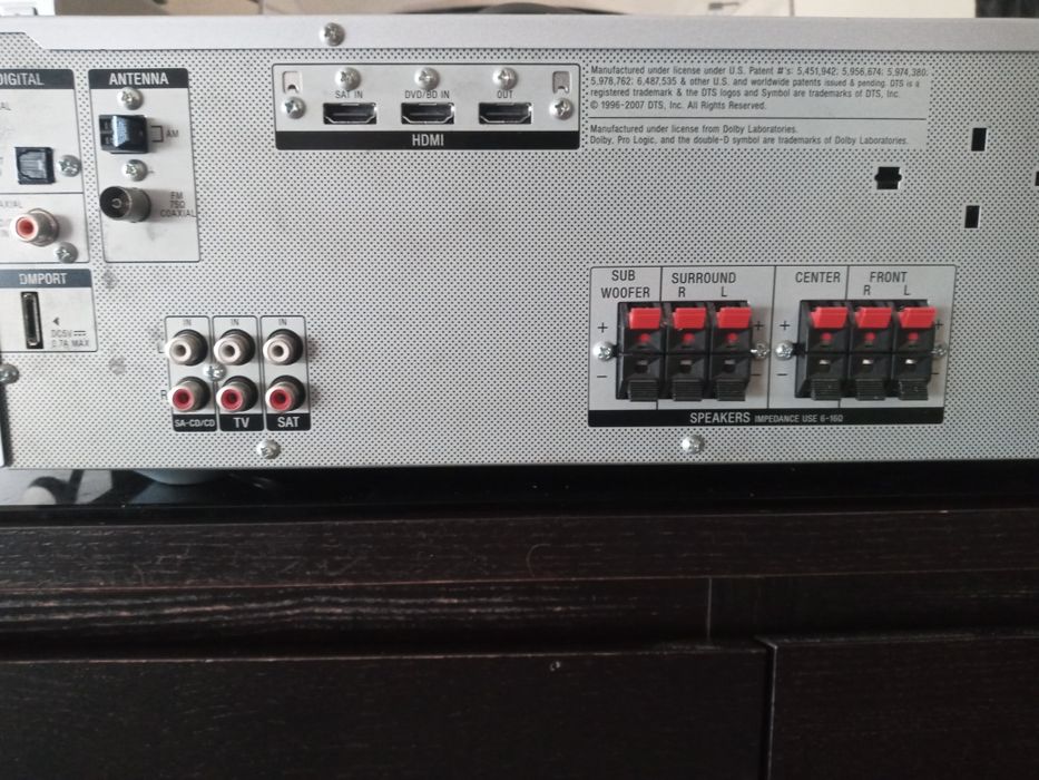 Amplificador/receiver Sony str- kg700 (avaria)