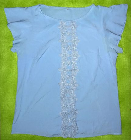 Жіноча блуза блакитного кольору