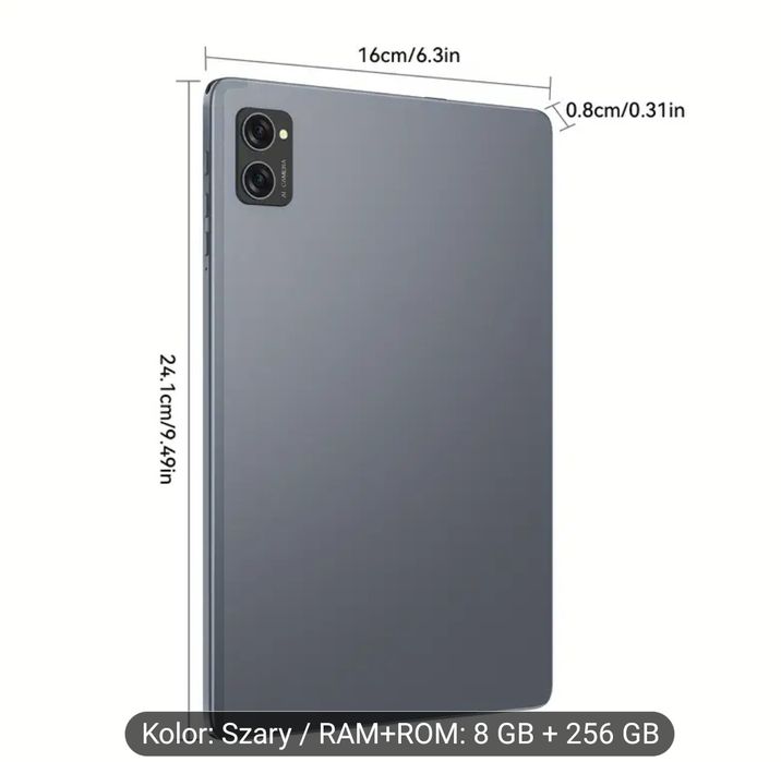 TABWEE T20 Android 15 Nowy Tablet