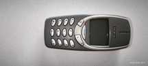 Nokia 3310 cinzento usado com Carregador