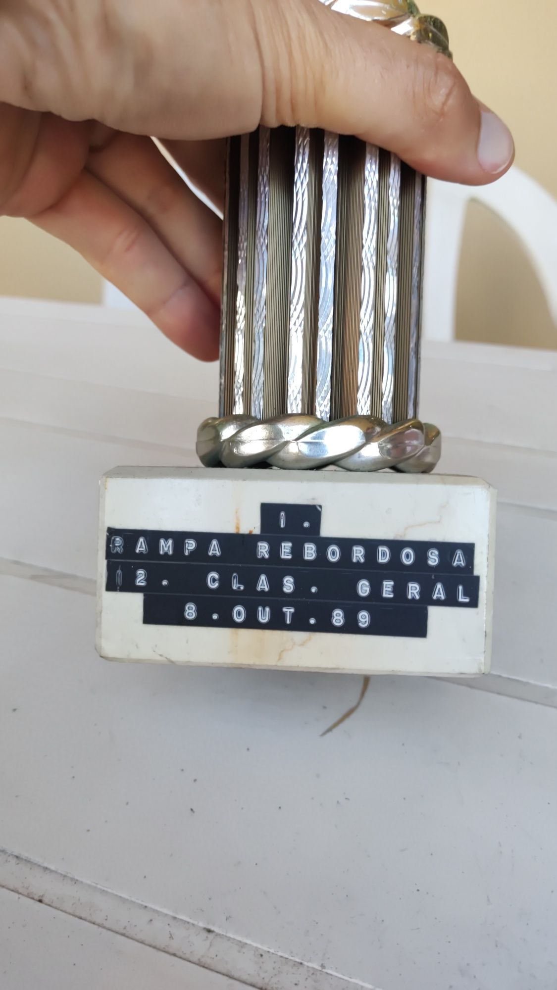 Troféu 1a rampa rebordosa 1989