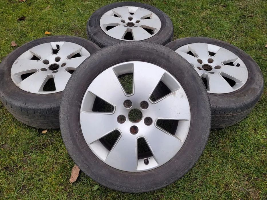 Koła 215/55/16 felgi aluminiowe 5x112 7,6x16 et45 Audi A6 C6 VW