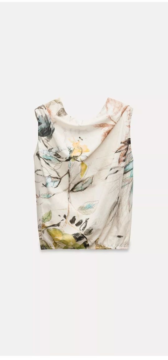 Komplet top plus spódnica Zara