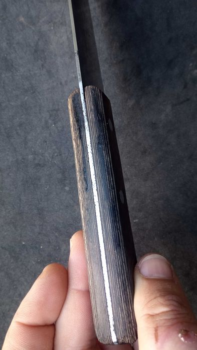 Nóż japoński Kikutora santoku stal molibden wanad