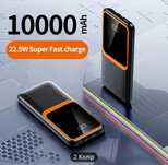 Павербанк 10000 mah 22,5W швадка зарядка powerbank