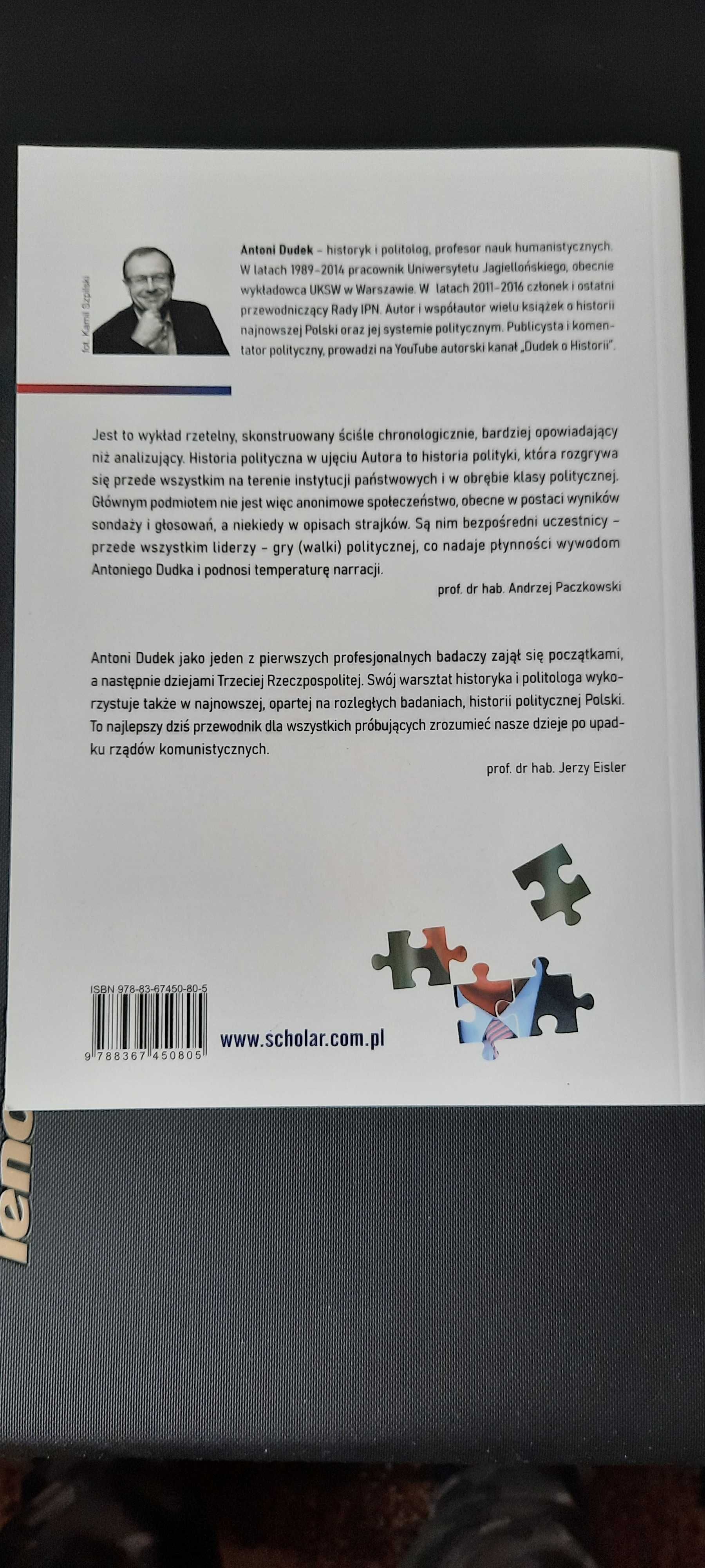 książka historia polityczna Polski poszukiwana Antoni Dudek.