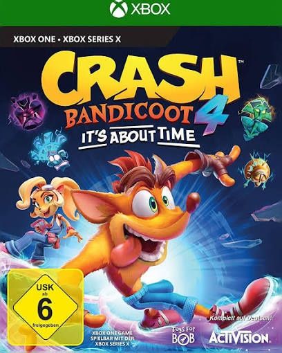 Crash bandicoot  najwyzszy czas xbox