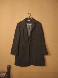 Czarny płaszcz 53% wełny Cecilia Classic