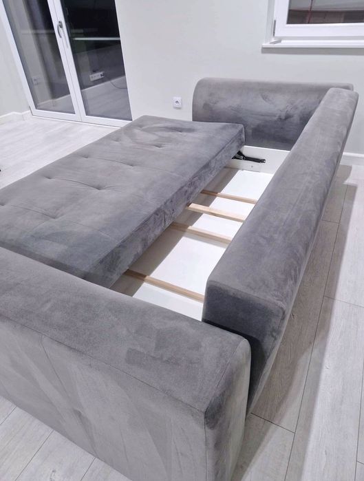 Kanapa duża wypoczynek funkcja spania Komfortowa