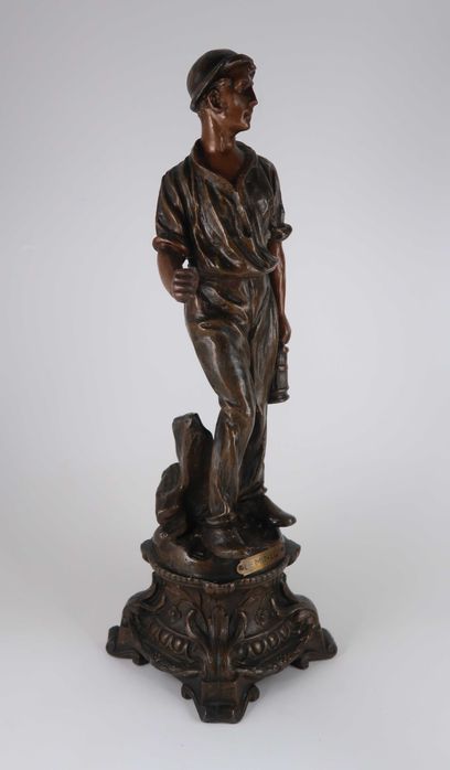 Escultura O Mineiro ("Le Mineur") 41 cm