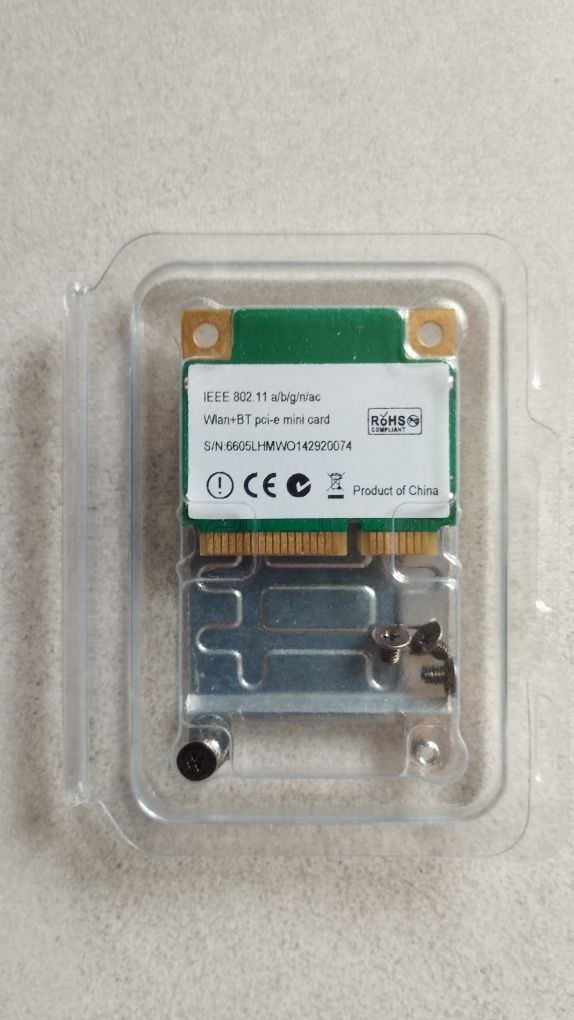 Wi fi 5 + Bluetooth модуль для ноутбука