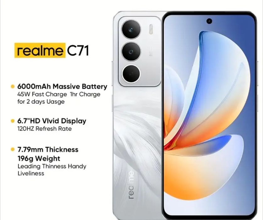Smartfon Realme C71 8/256