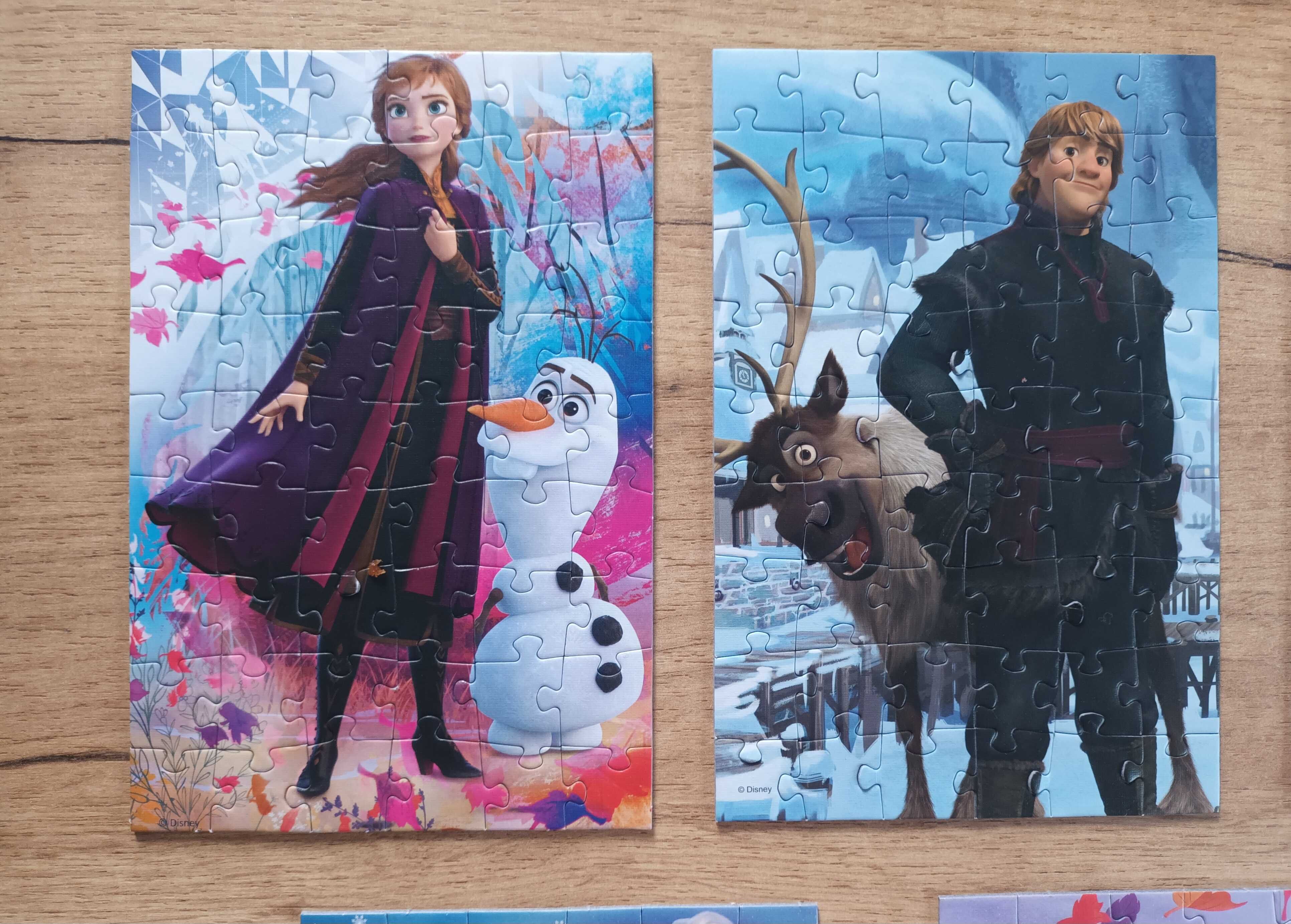 Zestaw MINI PUZZLE Kraina Lodu Elsa  Elza 5 zestawów