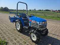 Traktorek miniciągnik ISEKI TM17, 4x4 + glebogryzarka 130 cm