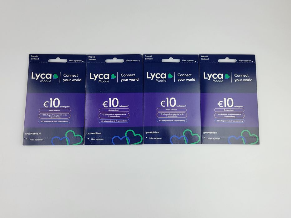 Karta Sim Lyca Mobile 10 € Pakiet do telefonu