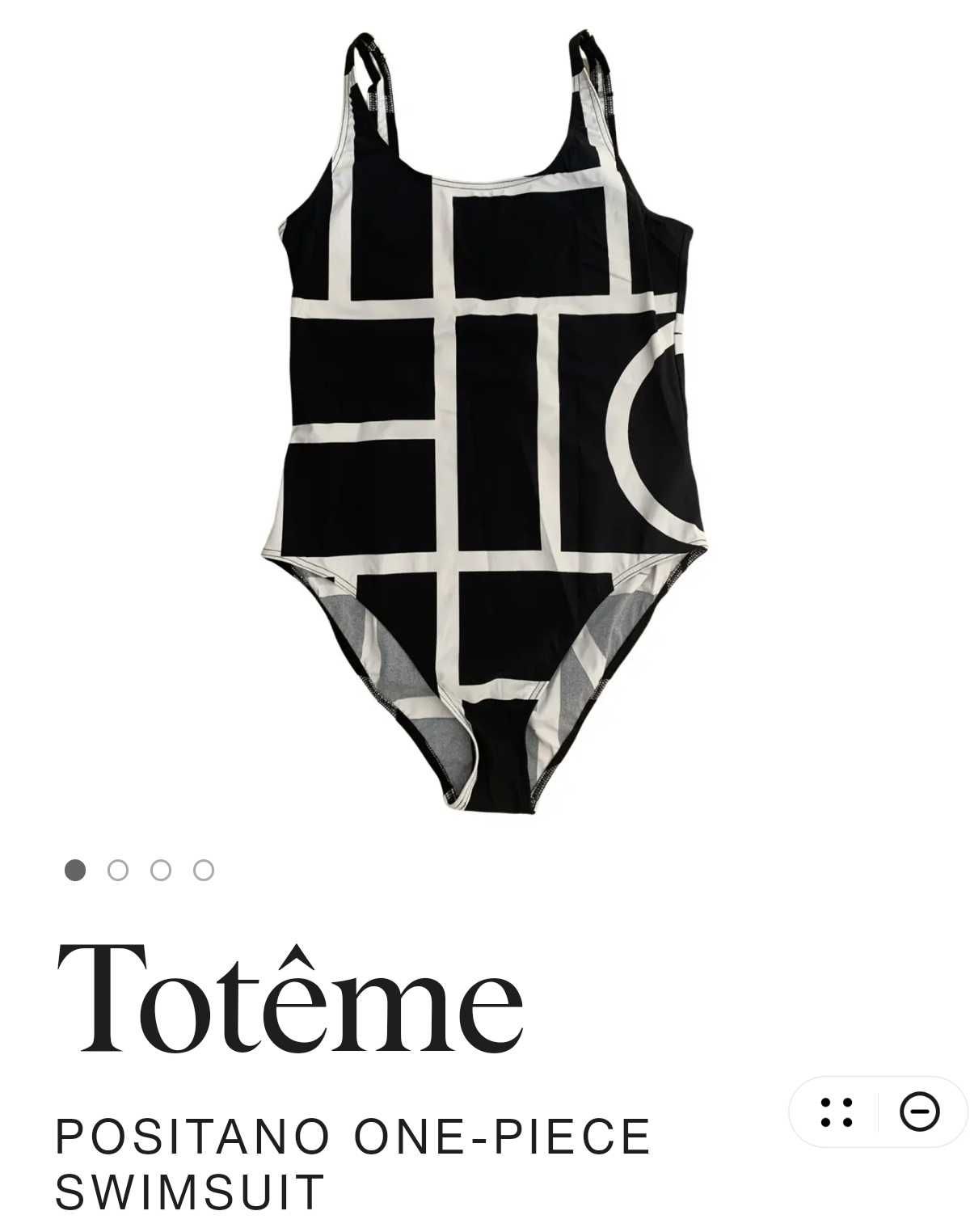 Купальник Toteme Positano monogram