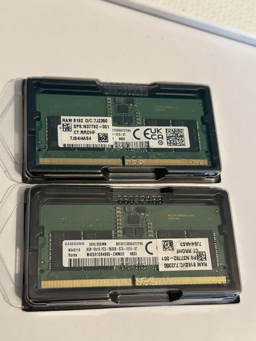 Pamięć RAM 16gb (2x8gb) 5600mhz DDR5 SO-DIMM