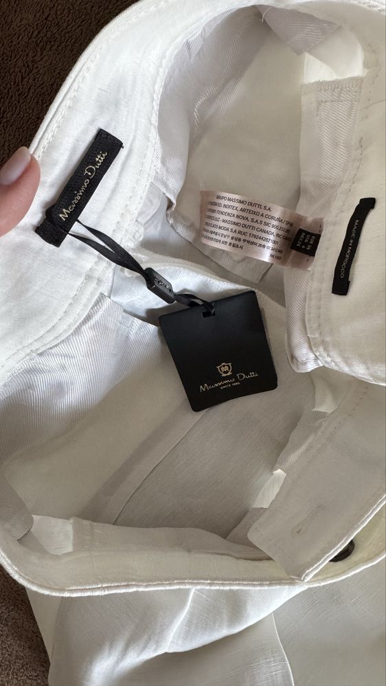 Льняні штани Massimo Dutti 36 розмір