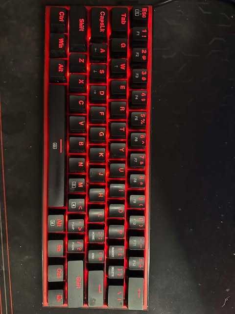Klawiatura Redragon K617 Fizz RGB Red Box Switch Czarny