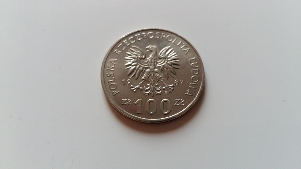 Moneta Kazimierz III Wielki 100 zł z 1987