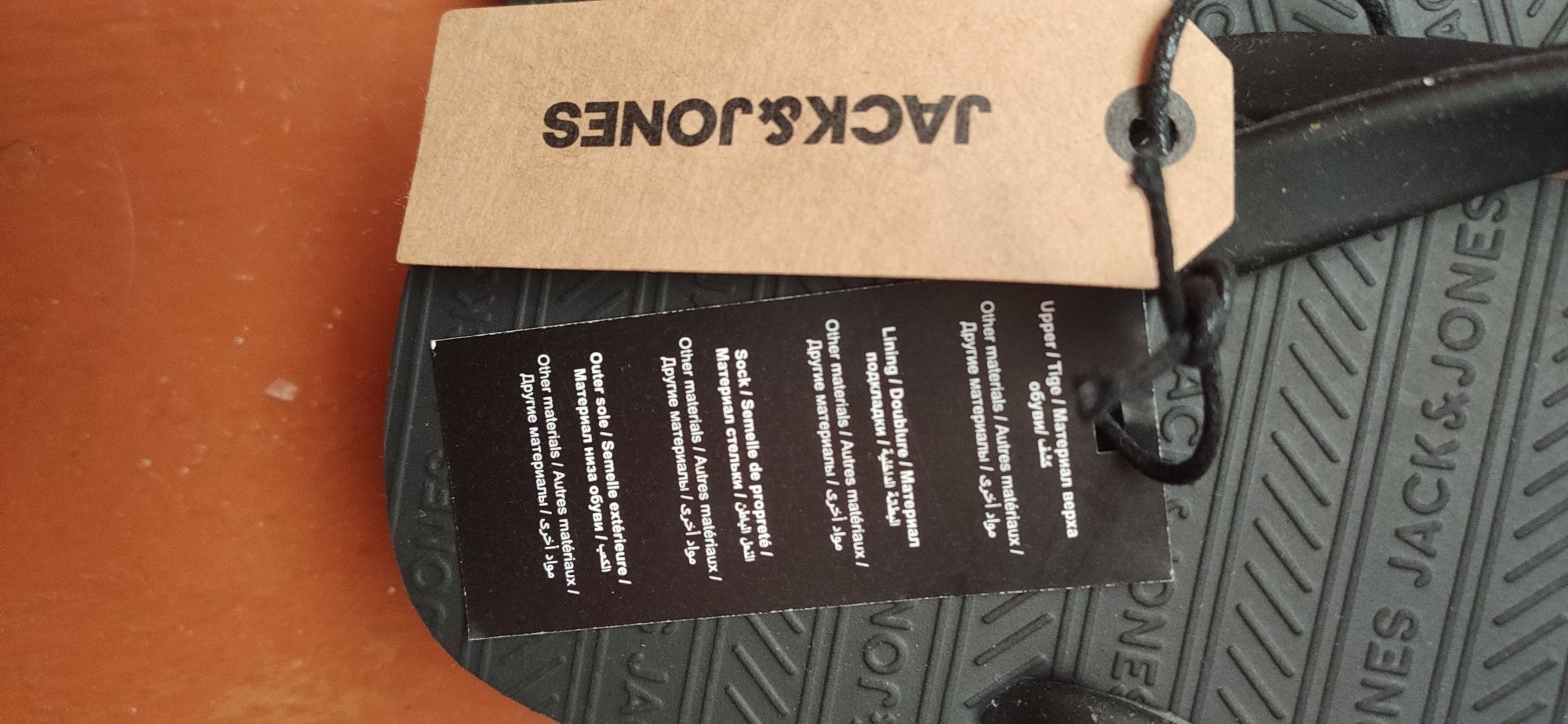 Продам новые оригинальные вьетнамки, шлепанцы Jack & Jones, р.43-44