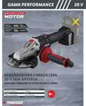 Rebarbadora Parkside Performance 20v NOVA