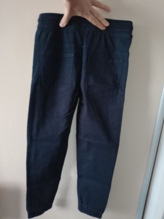 Joggersy lampasy spodnie joggery chłopiece 128