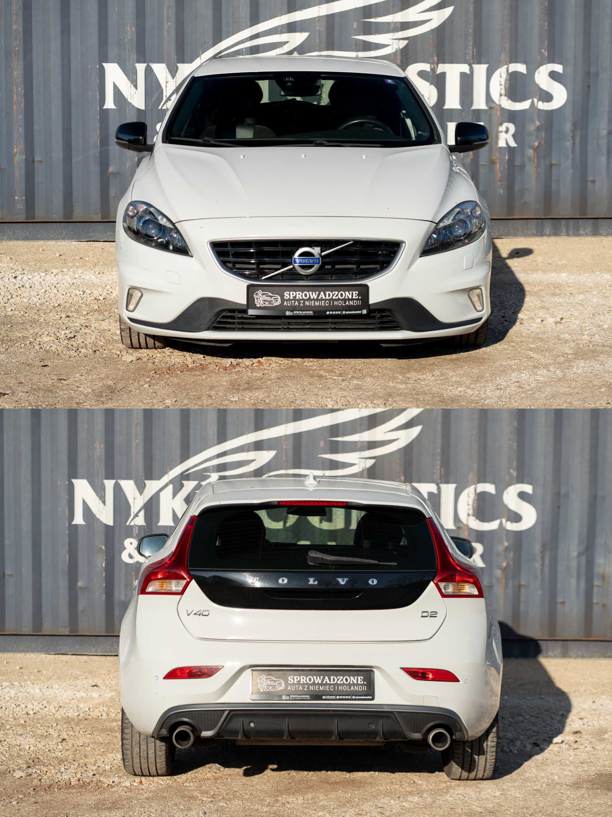 VOLVO V40 2.0 D2 120KM R-DESIGN * xenon * alcantara * navi * felgi 18