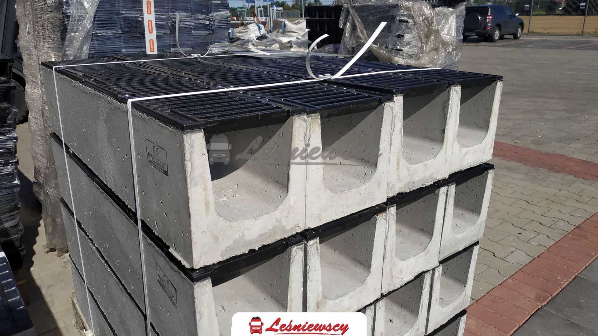 Odwodnienia linowe beton+żeliwo, kostka brukowa, studzienka KURIER